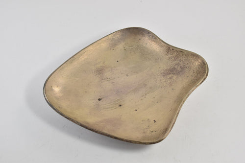 Sterling Silver Juventino Lopez Reyes Modernist Leaf Vintage Dish