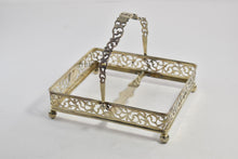 Load image into Gallery viewer, Sterling Silver Ornate Pierced Scroll Filigree Napkin Basket