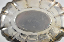 Load image into Gallery viewer, Sterling Silver Scalloped L Bros Candy Ring Oval Dish