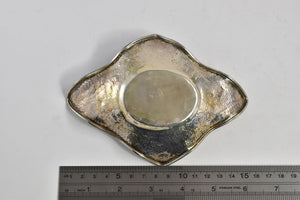 Sterling Silver Piolti Hammered Sim. Garnet Ring Dish