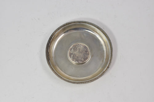 Sterling Silver 1963 Greek 30 Drachmai Coin Ash Tray