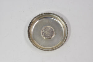 Sterling Silver 1963 Greek 30 Drachmai Coin Ash Tray