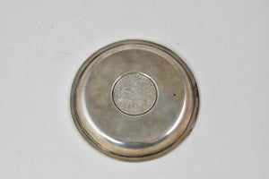 Sterling Silver 1963 Greek 30 Drachmai Coin Ash Tray