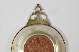 Sterling Silver Cartier 1841 France Railway Copper Medal Baby Porringer