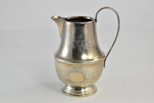 Load image into Gallery viewer, Sterling Silver Egyptian Silver Floral Engraved Creamer