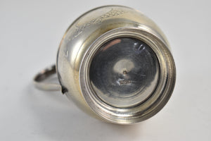 Sterling Silver Egyptian Silver Floral Engraved Creamer