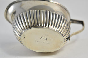 Sterling Silver Black Starr & Frost L W F Monogram Creamer