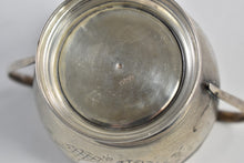 Load image into Gallery viewer, Sterling Silver Egyptian Silver Floral Engraved Sugar