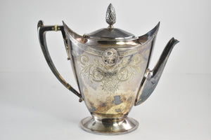 Sterling Silver Black Starr & Frost Gorham Greek Motif Teapot
