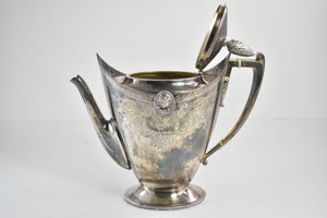 Sterling Silver Black Starr & Frost Gorham Greek Motif Teapot