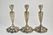 Load image into Gallery viewer, Sterling Silver Black Starr &amp; Frost Weighted Candle Stick Set (3x)