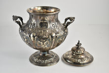 Load image into Gallery viewer, Sterling Silver JD Caldwell &amp; Co Ornate Sunflower Lidded Sugar