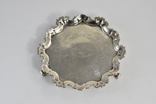 Sterling Silver Dublin Ireland Alta Petit Strength In Unity Engraved Plate