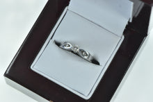 Load image into Gallery viewer, 14K Vintage Classic Diamond Promise Engagement Ring White Gold