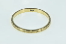 Load image into Gallery viewer, 14K 2.0mm 1940&#39;s Blossom Wedding Band Ring Yellow Gold