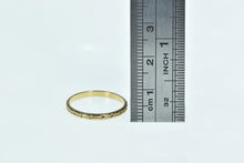 Load image into Gallery viewer, 14K 2.0mm 1940&#39;s Blossom Wedding Band Ring Yellow Gold