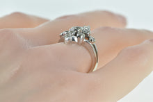 Load image into Gallery viewer, 14K 0.50 Ctw Diamond Compass Engagement Ring White Gold