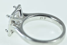 Load image into Gallery viewer, Platinum 7.85mm Princess Diamond Halo Setting Ring