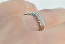 Load image into Gallery viewer, Platinum 7.1mm Grooved Classic Wedding Band Ring