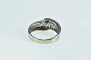 18K 0.50 Ctw Princess Diamond Wedding Band Ring White Gold