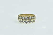 Load image into Gallery viewer, 14K 1.50 Ctw Diamond Vintage Statement Band Ring Yellow Gold