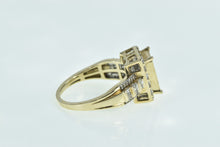 Load image into Gallery viewer, 10K 1.00 Ctw Invis. Princess Squared Cluster Ring Yellow Gold