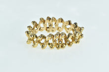 Load image into Gallery viewer, 14K Victorian Seed Pearl Ornate Lattice X Link Bracelet 6-6.5&quot; Yellow Gold