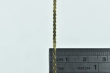 Load image into Gallery viewer, 14K 1.75mm Pressed Geometric Link Chain Necklace 16.25&quot; Yellow Gold