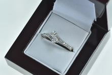 Load image into Gallery viewer, 14K 1.20 Ctw Two Stone Diamond Engagement Ring White Gold