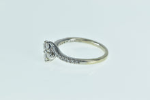 Load image into Gallery viewer, 14K 1.20 Ctw Two Stone Diamond Engagement Ring White Gold