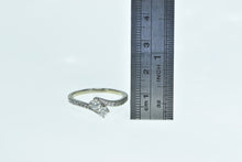 Load image into Gallery viewer, 14K 1.20 Ctw Two Stone Diamond Engagement Ring White Gold