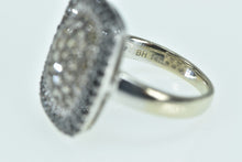 Load image into Gallery viewer, 14K 1.69 Ctw Pave Diamond Encrusted Statement Ring White Gold