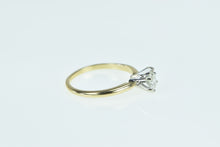 Load image into Gallery viewer, 14K 0.25 Ct Pear Diamond Solitaire Engagement Ring Yellow Gold