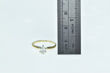 Load image into Gallery viewer, 14K 0.25 Ct Pear Diamond Solitaire Engagement Ring Yellow Gold