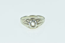 Load image into Gallery viewer, 14K Art Deco 3.9mm Engagement Setting Ring Yellow Gold