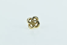 Load image into Gallery viewer, 14K 0.18 Ct Diamond Victorian Knot Swirl Lapel Pin/Brooch Yellow Gold