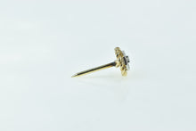 Load image into Gallery viewer, 14K Diamond Vintage Rope Trim Round Lapel Pin/Brooch Yellow Gold