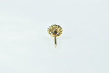 Load image into Gallery viewer, 14K Diamond Vintage Rope Trim Round Lapel Pin/Brooch Yellow Gold