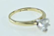 Load image into Gallery viewer, 14K 0.50 Ct Diamond Heart Love Engagement Ring Yellow Gold