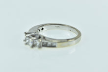 Load image into Gallery viewer, 14K 1.00 Ctw Princess Diamond Engagement Ring White Gold