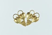 Load image into Gallery viewer, 14K Black Hills Leaf Cluster Vintage Stud Earrings Yellow Gold