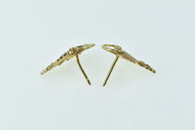 Load image into Gallery viewer, 14K Black Hills Leaf Cluster Vintage Stud Earrings Yellow Gold