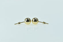 Load image into Gallery viewer, 14K 7.0mm Classic Round Vintage Ball Stud Earrings Yellow Gold