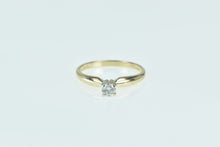 Load image into Gallery viewer, 14K 0.20 Ct Diamond Engagement Solitaire Ring Yellow Gold