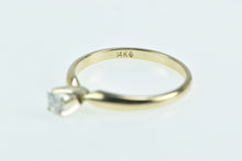 Load image into Gallery viewer, 14K 0.20 Ct Diamond Engagement Solitaire Ring Yellow Gold