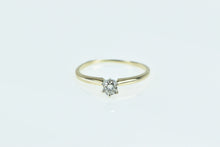 Load image into Gallery viewer, 14K 0.21 Ct Diamond Solitaire Engagement Ring Yellow Gold