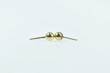 Load image into Gallery viewer, 14K 5mm Vintage Round Classic Ball Stud Earrings Yellow Gold