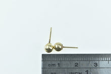 Load image into Gallery viewer, 14K 5mm Vintage Round Classic Ball Stud Earrings Yellow Gold