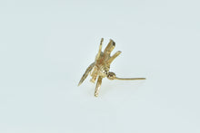 Load image into Gallery viewer, 14K Pierced House Fly Vintage Bug Insect Pin/Brooch Yellow Gold