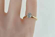 Load image into Gallery viewer, 14K 0.74 Ct Oval Diamond Solitaire Engagement Ring Yellow Gold